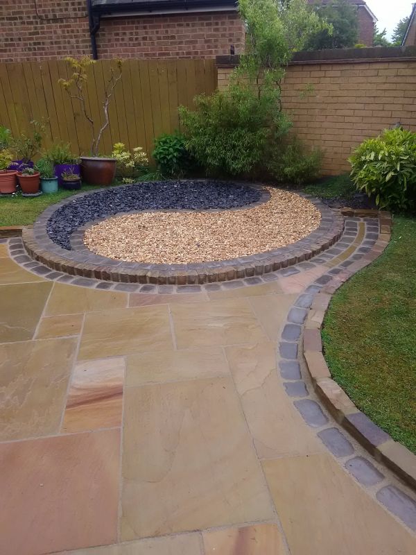 Sandstone Patio Installation